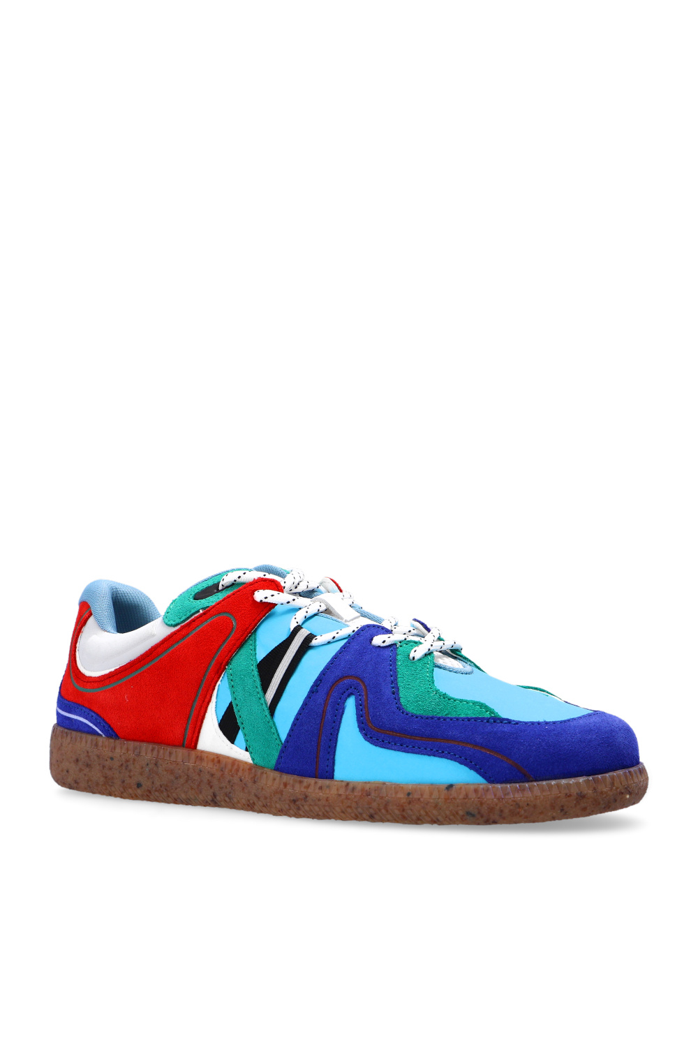 $350 GANNI TRAIL SLINGBACK RECYLED RUBBER PLATFORM SANDAL
